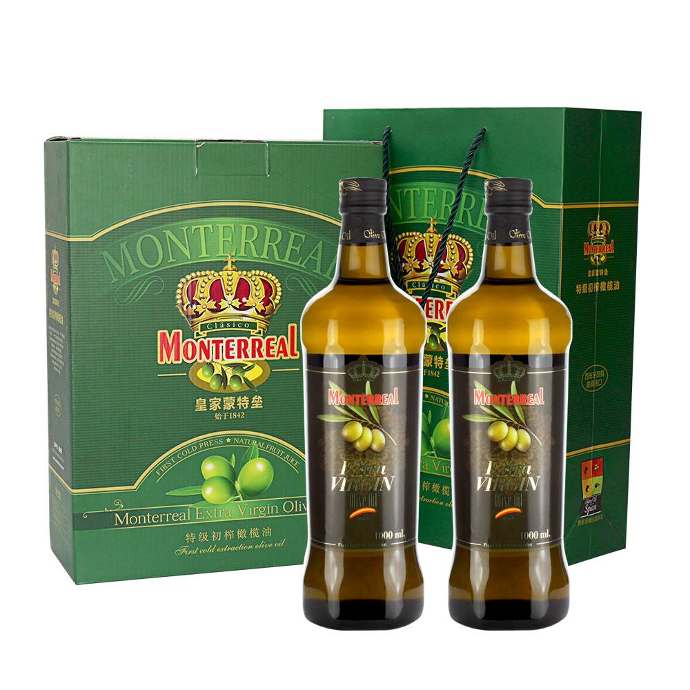 皇家蒙特垒特级初榨橄榄油精品礼盒A1 1L*2