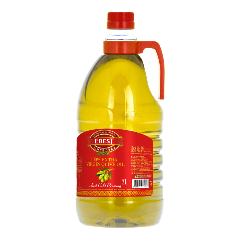 易贝斯特特级初榨橄榄油2L 健康食用油